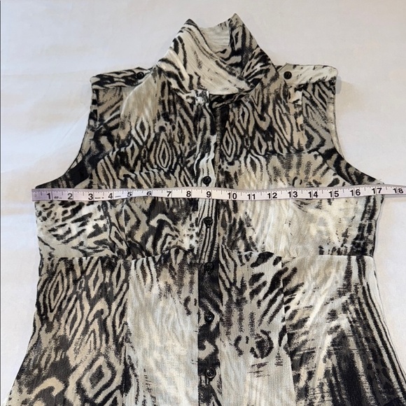 Reitmans Black and White Coordinated Skirt and Top Set Flowy Women's Size S/7 - Picture 7 of 16